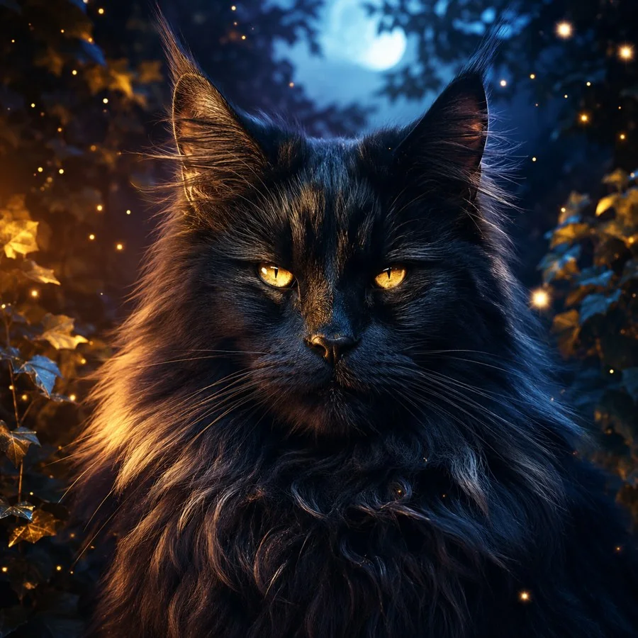 портрет кота